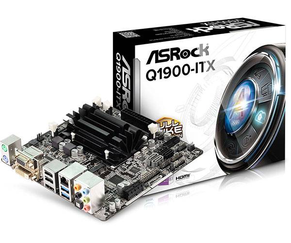 Asrock Q1900 Itx Cpu Intel Quad Core